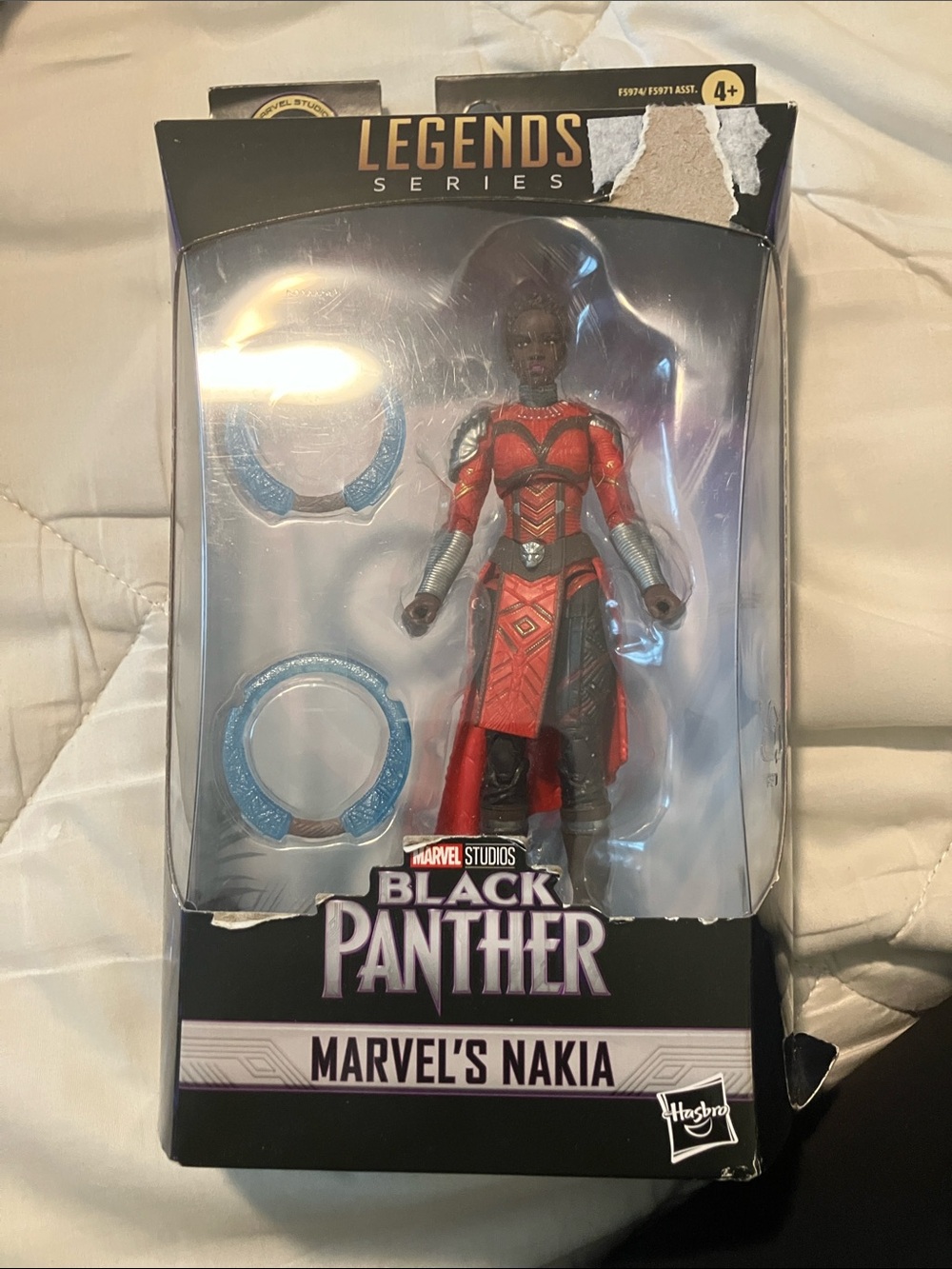 Hasbro Marvel Legends Nakia Figure - Red, Black & Blue Accents